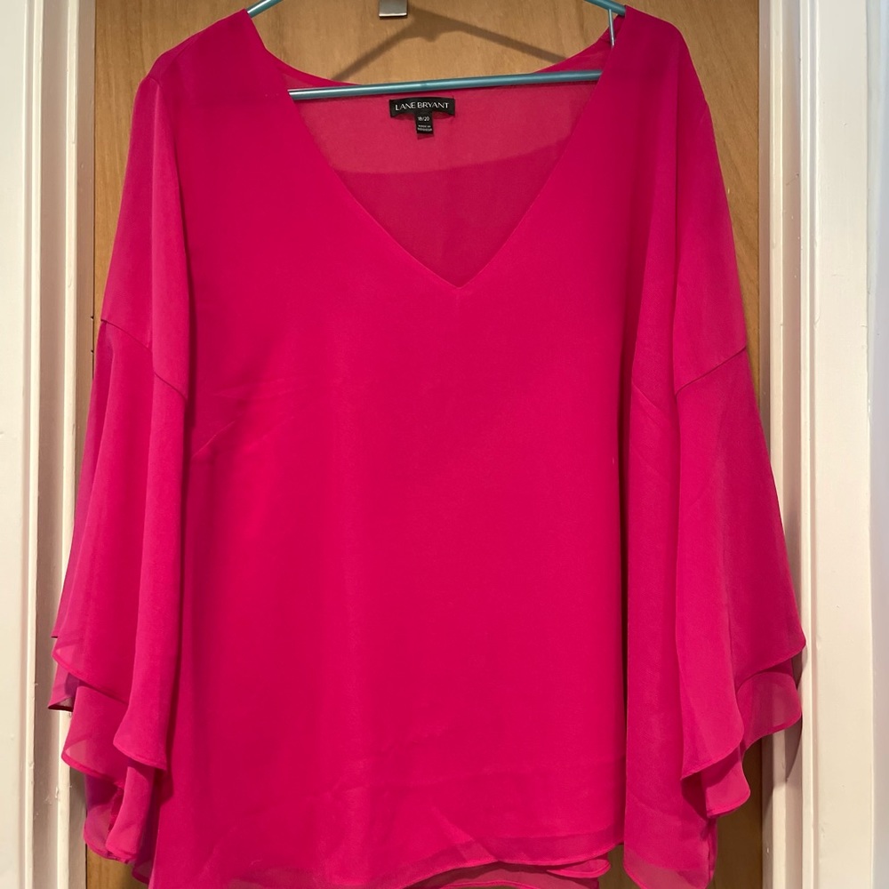 Lane Bryant bell sleeve shirt